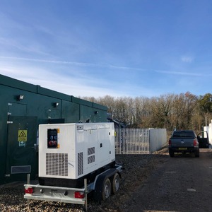 100kva to provide testing at local solar farm. Hertfordshire.